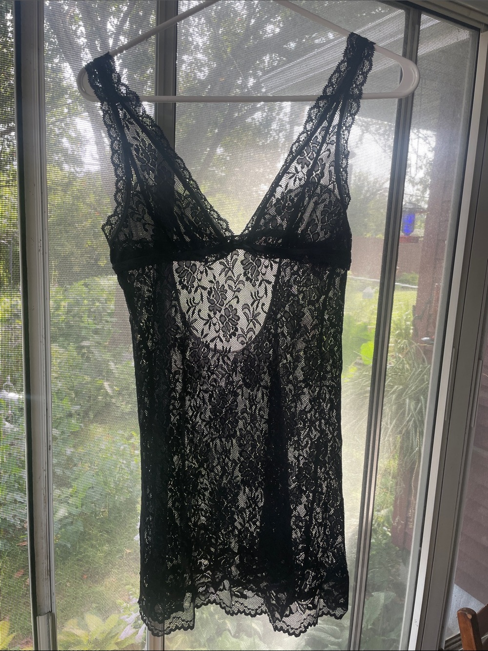 Victorias Secret Very Sexy Chemise Black M